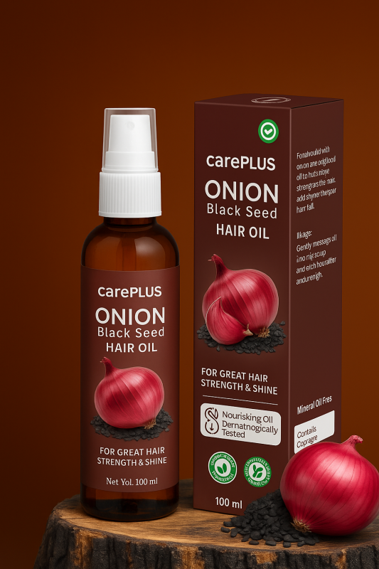 Careplus Onion Black Seeds Hair Oil 200ml